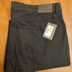 Peter Millar Men's Black Slim Straight Jeans